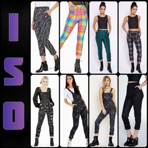 ISO Black Milk Cuffed Pants / Overalls